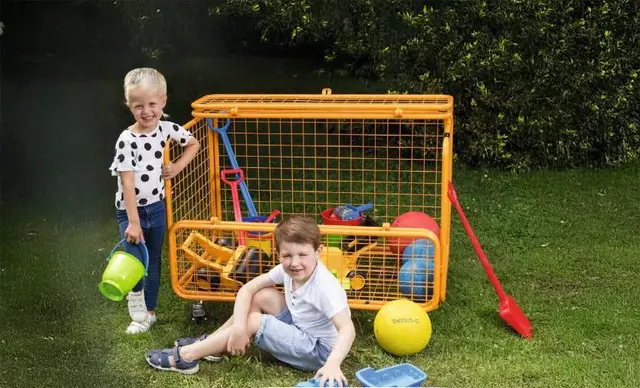 Ballvogn på hjul L112 x B70 x H83 cm 