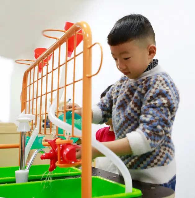 Sand- og vannbord mobilt B80 x D57,5 x H100 cm 