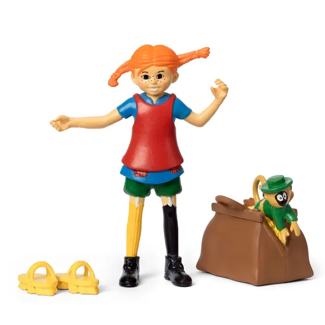 Pippi og Herr Nilsson figurer 