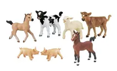 Bondeg&#229;rdsdyr babyer Sett 7 stk