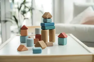 Kork byggeklosser 200 stk