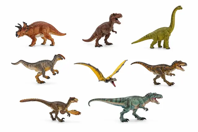 Dinosaur mix 12-22 cm, 8 stk 