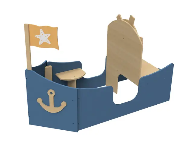 Sunniva lekebåt blå L120 x B80 x H100 cm 