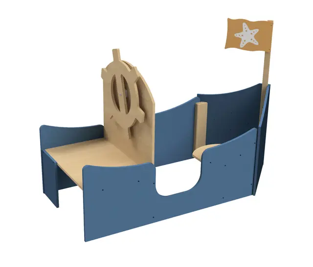 Sunniva lekebåt blå L120 x B80 x H100 cm 