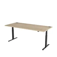 Nova skrivebord hev/senk eik L140 x D80 x H68-133 cm
