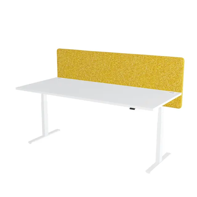 Nova akustikk bordskjerm høy 140 Sennep 