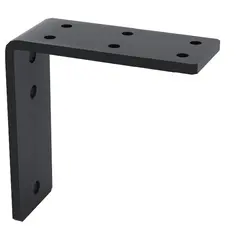 Nova L-brakett for bordskjerm sort 2 stk