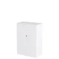 Nova lavt skap med lås hvit B80 x D43 x H115 cm