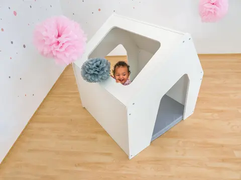 Educasa lekehus hvit B100 x D100 x H112 cm 