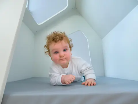 Educasa lekehus hvit B100 x D100 x H112 cm 