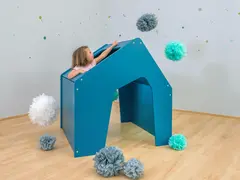 Educasa lekehus petrol B100 x D100 x H112 cm