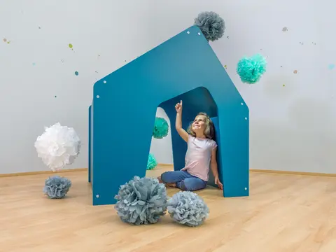 Educasa lekehus petrol B100 x D100 x H112 cm 