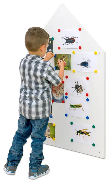 Educasa magnetisk tavlehus B78 x D2 x H117 cm 