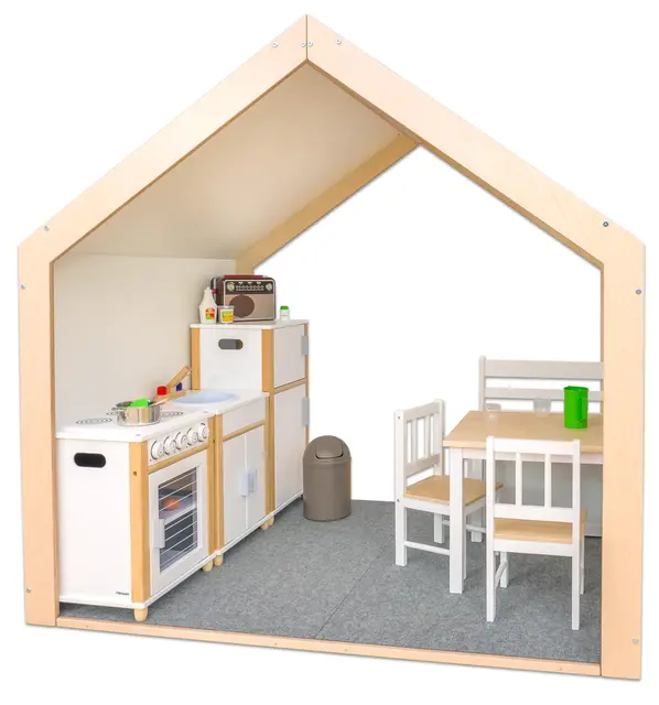 Educasa lekehus XXL hvit B174 x D124 x H170 cm 