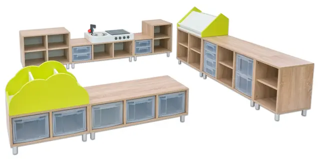 Educasa bokkasse B66 x D40 x H30 cm 