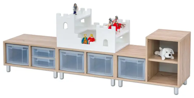 Educasa hyllekobinasjon med ridderborg B198 x D40 x H71 cm 