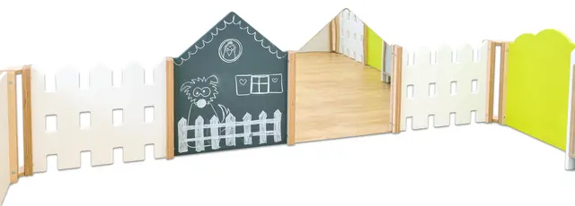 Educasa lekepark B288 x D260 cm, 31 deler 