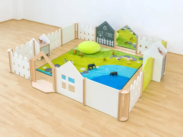 Educasa lekepark B288 x D260 cm, 31 deler 