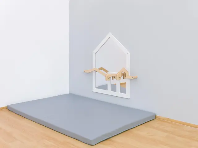 Educasa speilhus med barre B76 x D2 x H98 cm 