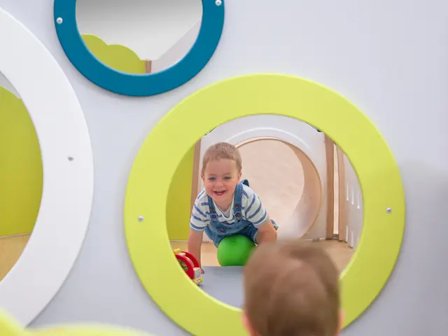 Educasa speil rundt petrol Ø34 cm 