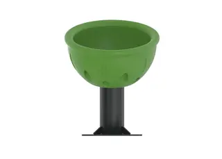 Spinner kopp L65 x B55 x H65 cm, grønn