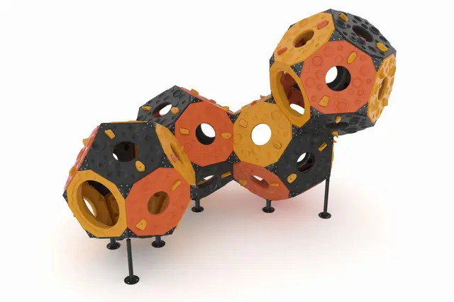 Astero 4 klatrepolyhhedron 