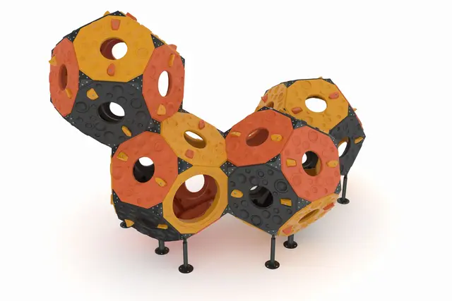 Astero 4 klatrepolyhhedron 