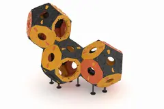 Astero 3 klatrepolyhedron L285 x B185 x H235 cm