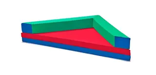 Hjørnesofa i bomull B170 x D170 x H10 cm