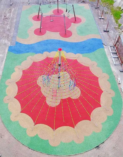 Plasstøpt fallunderlag 100 mm Fallhøyde 280 cm 