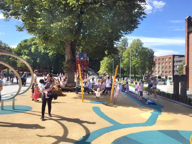 Plasstøpt fallunderlag 130 mm Fallhøyde 3,1 m 