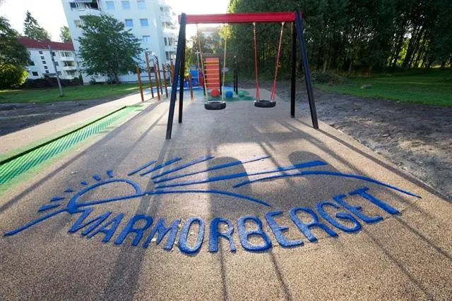 Plasstøpt fallunderlag 90 mm Fallhøyde 250 cm 