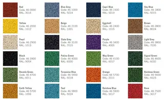 Helstøpt fallunderlag EPDM Fallhøyde 150 cm