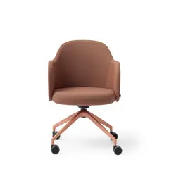 Flos stol med armelener og hjul SH46 cm