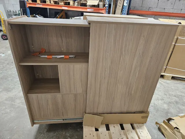 Towerskap med uttrekk B40 x D80 x H123cm 