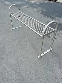 Placidu benk rustfritt stål L186 x B45 x H72 cm