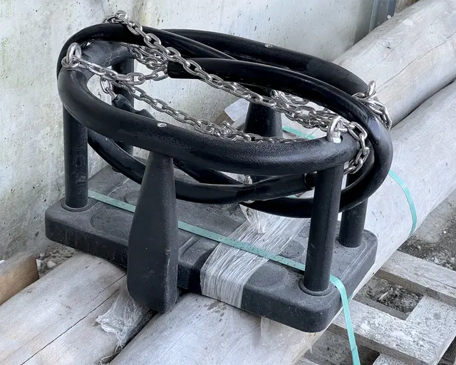 Trigonor huskestativ med babyhuskesete 