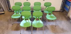 Colores stol grønn Sittehøyde H35 cm