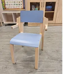 Maia stol med amlener for oppheng lysbl&#229; H31 cm