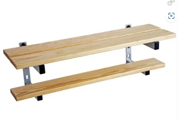 Garderobebenk til veggmontering B300 x D34 cm 