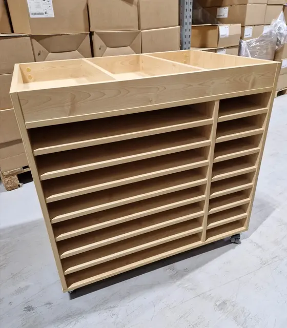 Folke materialvogn bjørk B93 x D64 x H88 cm 