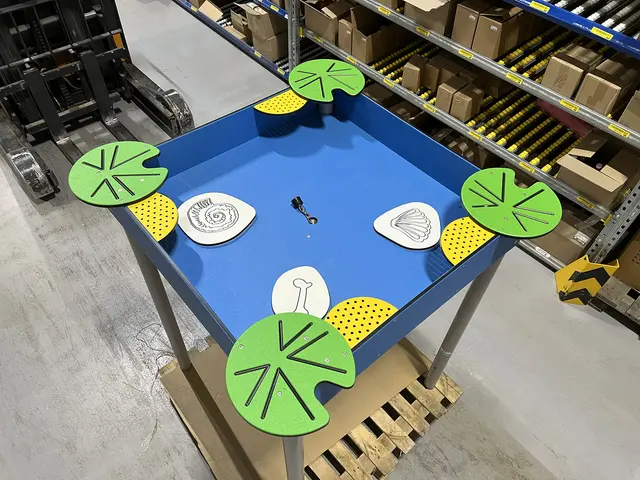 Koto 1 universal sand og vann bord L126 x B122 x H95 cm 