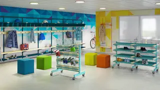 Mona Plus garderobehylle B25 cm per rom