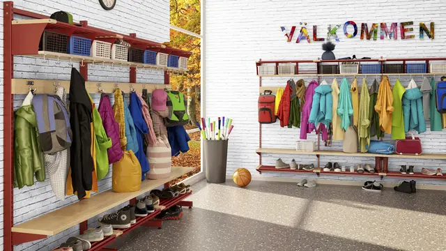 Mona Basic garderobehylle 2 rom Hvit blank, B50 x D30 x HXX cm 