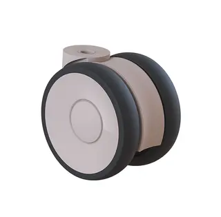 Mona garderobehjul Ø75 mm, 2 stk