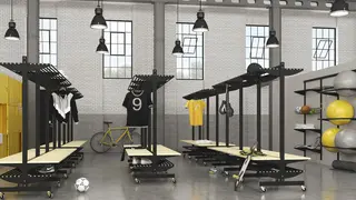 Mona garderobehjul Ø75 mm, 2 stk