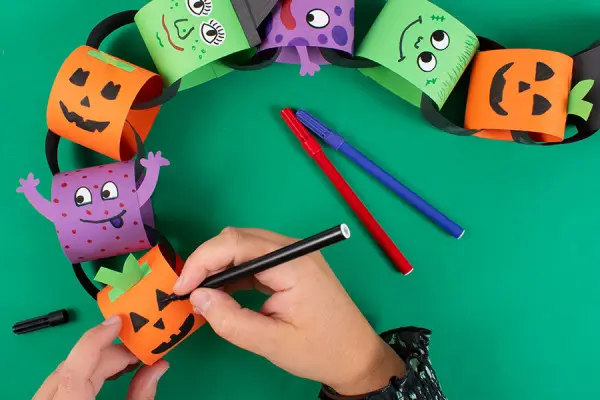 Halloweengirlang - idépakke 