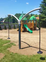 Karusellhuske 2 seter L344 x B14 x H250 cm