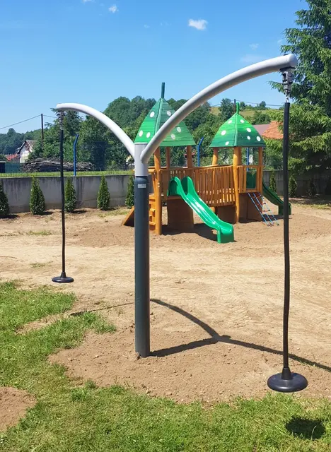 Karusellhuske 2 seter L344 x B14 x H250 cm 