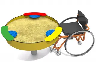 Somero 3 universal sandbord Ø140 x H95 cm